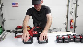 Milwaukee M18 Chainsaw 3 year Review is it a battery killer [upl. by Neztnaj]