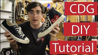 DIY CDG Converse [upl. by Calia]