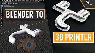 How to Blender To 3D Printer  The Basics  Tutorial  Blender for 3D Printing [upl. by Balmuth]