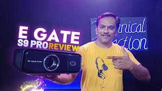 E Gate S9 Pro Projector Review By Technical Reaction [upl. by Royden]