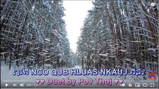 NCO QUB HLUAS NKAUJ KARAOKE BY POV THOJ [upl. by Laina262]