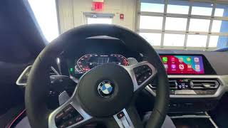 2021 BMW 3 Series Connect to Apple CarPlay [upl. by Kalbli814]