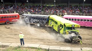 Demolition derby  BUS  Autobus Lachute 2019 [upl. by Braunstein]