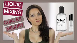 Inglot Duraline VS Mehron Liquid Mixing  Liquidos Mezcladores [upl. by Arriaet]