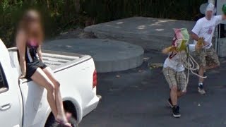 TOP 10 PRANKS ON GOOGLE STREET VIEW  PART 2 [upl. by Oirasec43]