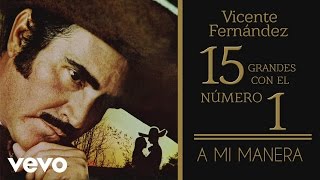 Vicente Fernández  A Mi Manera tema remasterizado cover audio [upl. by Gillett]