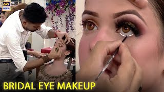 The Perfect Bridal Eye Makeup Tutorial  Kashif Aslam [upl. by Aleron]