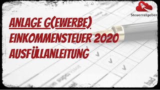 Anlage G Gewerbe  Eine Ausfüllanleitung [upl. by Milena]