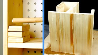 Top 10 Videos – Unbelievably Simple DIY Wood Projects [upl. by Jacquet]