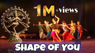 Shape of You  Indian Classical Version  Classical Dance Cover  Indian Raga  DRABIN [upl. by Immas768]