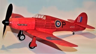 Building The Vintage Model Company Hawker Hurricane [upl. by Yeclek]