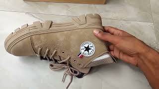 Converse Boots  Color – Grey  Grade – OEM [upl. by Anital]