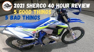 2021 Sherco Review  Five Good Things Five Bad Things [upl. by Vernier941]