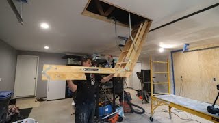 How To Install An Attic Ladder DIY [upl. by Tireb]