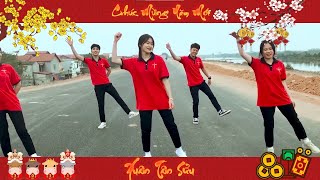 Cử điệu tết 2025  TẾT ĐONG ĐẦY  DAN TRU DANCE TEAM [upl. by Annaeg]