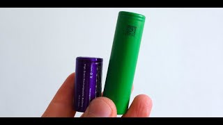 Battery 18350 VS 18650 [upl. by Rednasela]