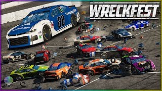 NASCAR CAMARO DEMO DERBY  Wreckfest [upl. by Philips]