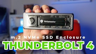 Lighting Fast M2 Thunderbolt 4 Enclosure from Yottamaster Part 1 [upl. by Nivrae]