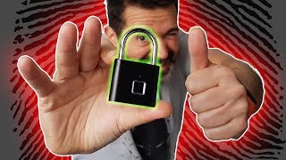 CANDADO con HUELLA DACTILAR Fingerprint Smart Padlock [upl. by Stevie]