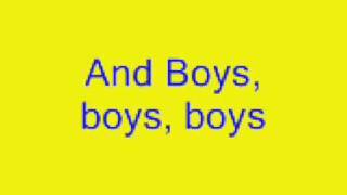 Boys Boys Boys  Lady Gaga Lyrics [upl. by Liebman]