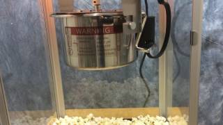 Movie theater style popcorn popper  HD  Video sound effects [upl. by Ainosal]