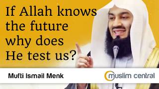 If Allah knows the future why does he test us  Mufti Menk [upl. by Whiffen]