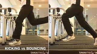 Running technique KICKING vs BOUNCING [upl. by Arnon]