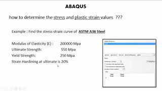 Nonlinear Material in Abaqus [upl. by Gnov322]