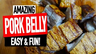 NINJA FOODI PORK BELLY RECIPE  EASY HOMEMADE PORK BELLY  Salty Tales [upl. by Boak]