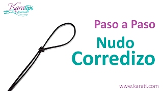 DIY ¿Cómo hacer un Nudo Corredizo  Karatips [upl. by Novhaj886]