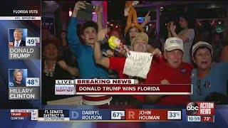 Election 2016 Donald Trump wins Florida [upl. by Nilek]