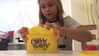 Making Butter Slime [upl. by Urbas]