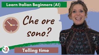 18 Learn Italian Beginners A1 Telling time [upl. by Northington]