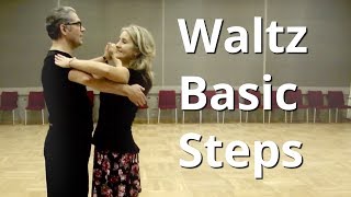 Waltz Basic Steps  Dance Lesson for Beginners [upl. by Ingamar]