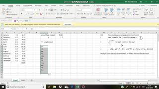 Potential evapotranspiration using Thornthwaites method [upl. by Arnaldo]