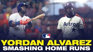 Astros Yordan Alvarez OBLITERATING baseballs [upl. by Cosma]