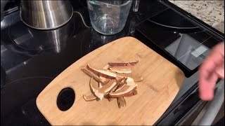 Reishi Ganoderma lucidum Mushroom Tea or Decoction  Simple Slow Cook Method [upl. by Enneillij128]