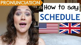 How to Pronounce SCHEDULE US UK amp Australian pronunciation [upl. by Hoagland]