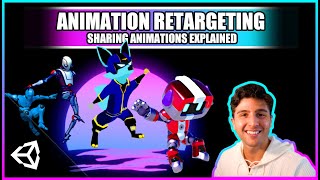 How to Animate Characters in Unity 3D  Animation Retargeting Explained [upl. by Rednijar359]