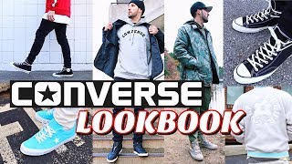 CONVERSE LOOKBOOK  How To Style Converse Sneakers  Chuck Taylors  One Stars  Fast Break [upl. by Nnyllatsyrc]