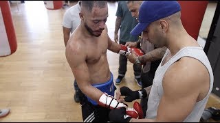 INTENSE SPARRING BETWEEN 2 PRO BOXERS Tengoose Boxing [upl. by Gertrudis]