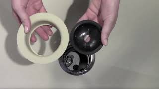 How to change the metal insinkerator waste flange to a matching BLANCO SILGRANIT Flange [upl. by Chaddy117]