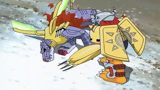 Digimon Adventure  WarGreymon and MetalGarurumon vs Piedmon ENG SUB [upl. by Norad72]