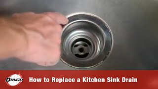 How to Replace a Kitchen Sink Drain [upl. by Helen954]