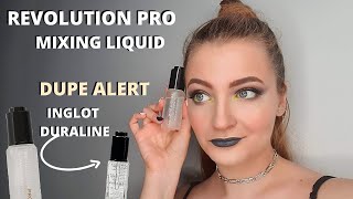 REVOLUTION PRO MIXING LIQUID REVIEW DUPE FOR INGLOT DURALINE 2020 [upl. by Seditsira]