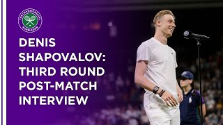 Denis Shapovalov Third Round PostMatch Interview  Wimbledon 2021 [upl. by Leban]