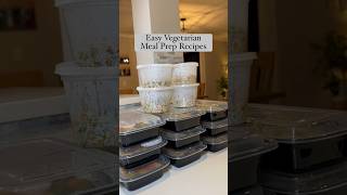 Vegetarian Meal Prep Recipes [upl. by Rother444]