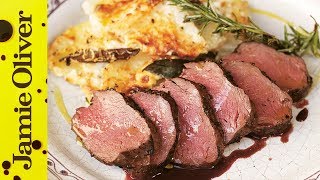 Pan Roasted Venison  Jamie at Home [upl. by Roseanne]