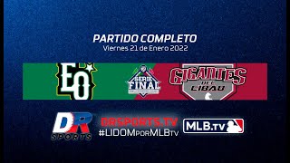 Estrellas vs Gigantes  21 ENE 2022  Serie Final Lidom [upl. by Hajile201]