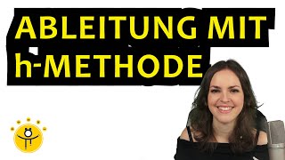 ABLEITUNG mit hMETHODE berechnen – Differenzenquotient Differentialquotient Beispiel x3 [upl. by Joellyn]